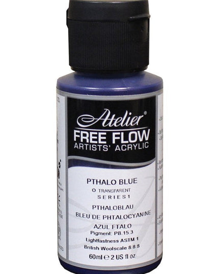 Free Flow : Phthalo Blue