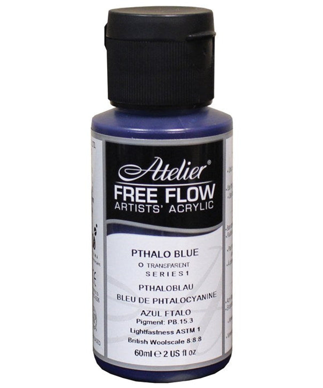 Free Flow : Phthalo Blue