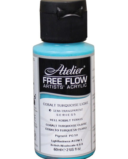 Free Flow : Colbalt Turquoise Light