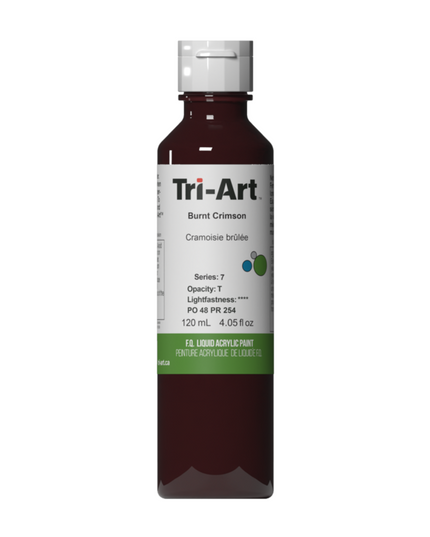 Tri-Art Liquid Acrylic Paint : Burnt Crimson