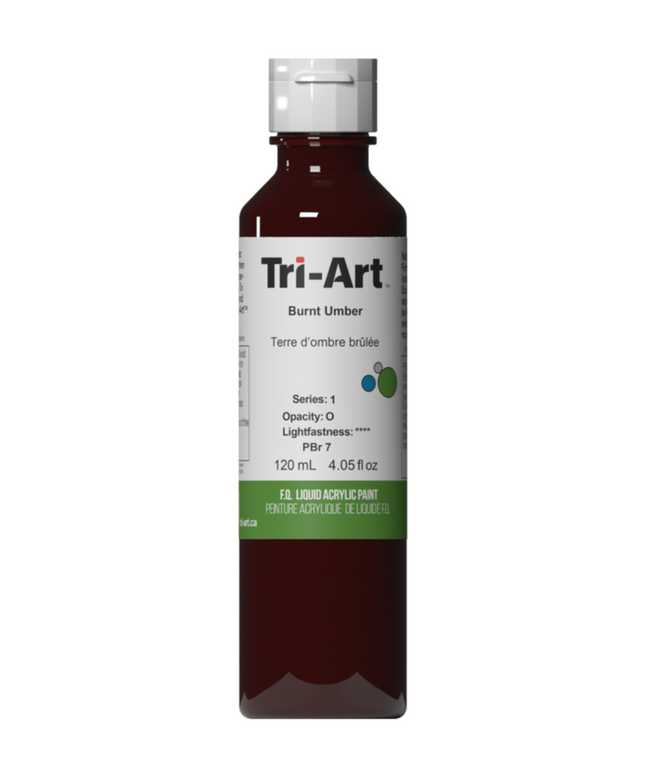 Tri-Art Liquid Acrylic Paint : Burnt Umber