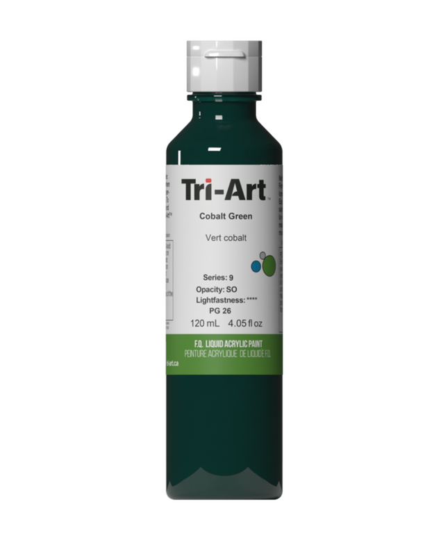 Tri-Art Liquid Acrylic Paint : Cobalt Green