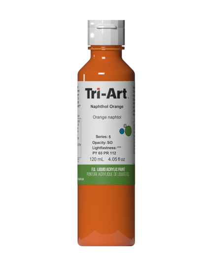 Tri-Art Liquid Acrylic Paint : Naphthol Orange