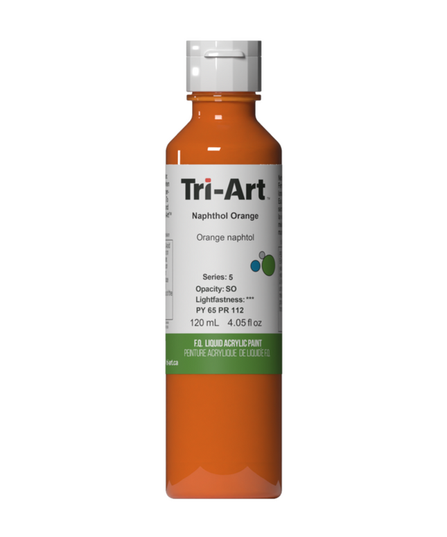 Tri-Art Liquid Acrylic Paint : Naphthol Orange