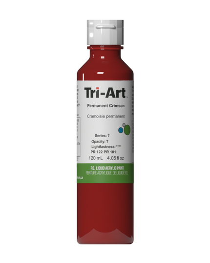 Tri-Art Liquid Acrylic Paint : Permanent Crimson