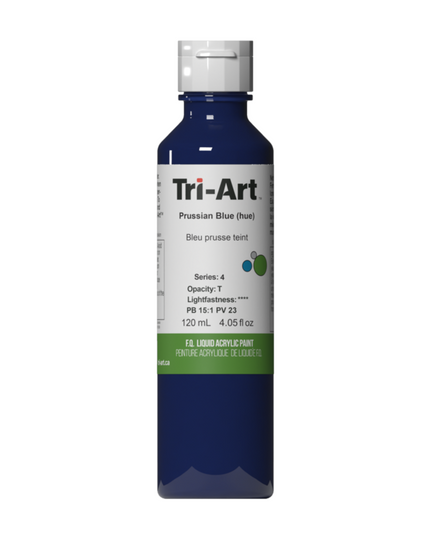 Tri-Art Liquid Acrylic Paint : Prussian Blue (Hue)
