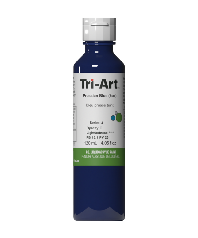 Tri-Art Liquid Acrylic Paint : Prussian Blue (Hue)