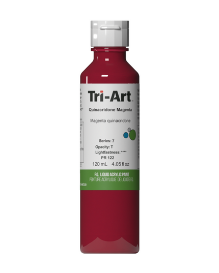 Tri-Art Liquid Acrylic Paint : Quinacridone Magenta