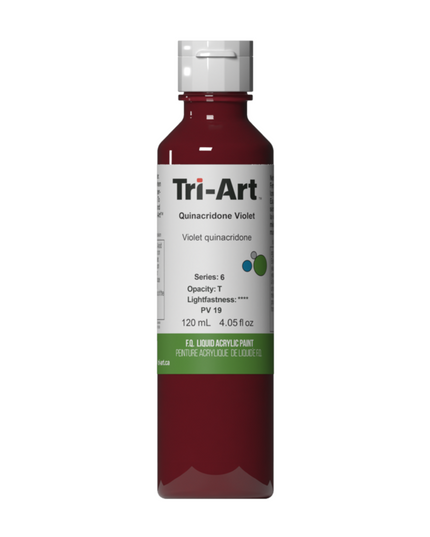 Tri-Art Liquid Acrylic Paint : Quinacridone Violet