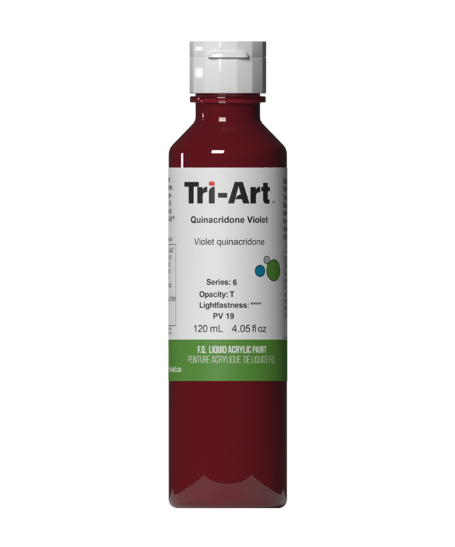 Tri-Art Liquid Acrylic Paint : Quinacridone Violet