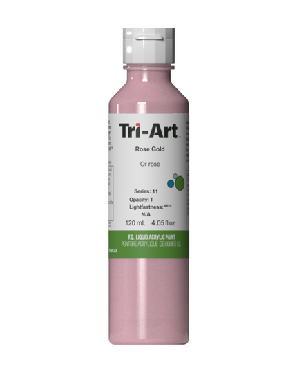 Tri-Art Liquid Acrylic Paint : Rose Gold