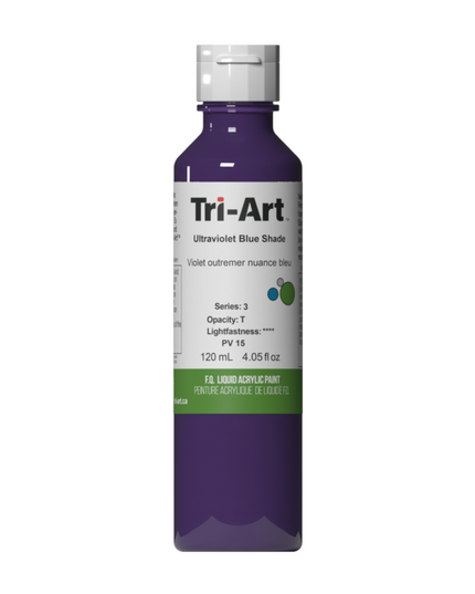 Tri-Art Liquid Acrylic Paint : Ultramarine Violet B.S.