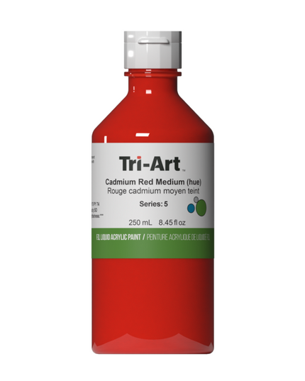 Tri-Art Liquid Acrylic Paint : Cadmium Red Medium (Hue)