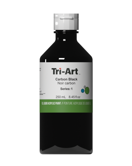 Tri-Art Liquid Acrylic Paint : Carbon Black