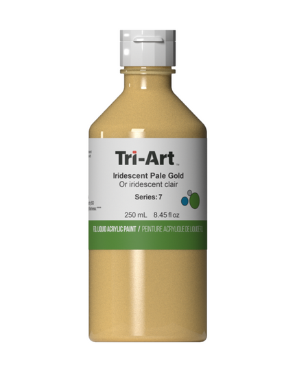 Tri-Art Liquid Acrylic Paint : Iridescent Pale Gold