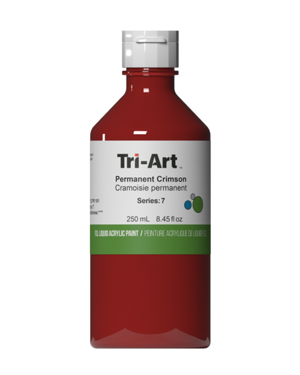 Tri-Art Liquid Acrylic Paint : Permanent Crimson