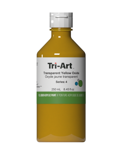 Tri-Art Liquid Acrylic Paint : Transparent Yellow Oxide